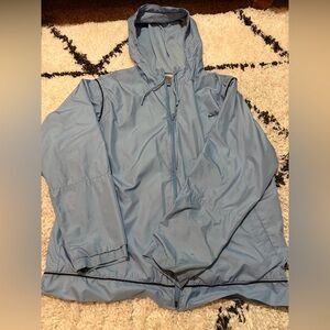 Nike Gray Windbreaker Jacket